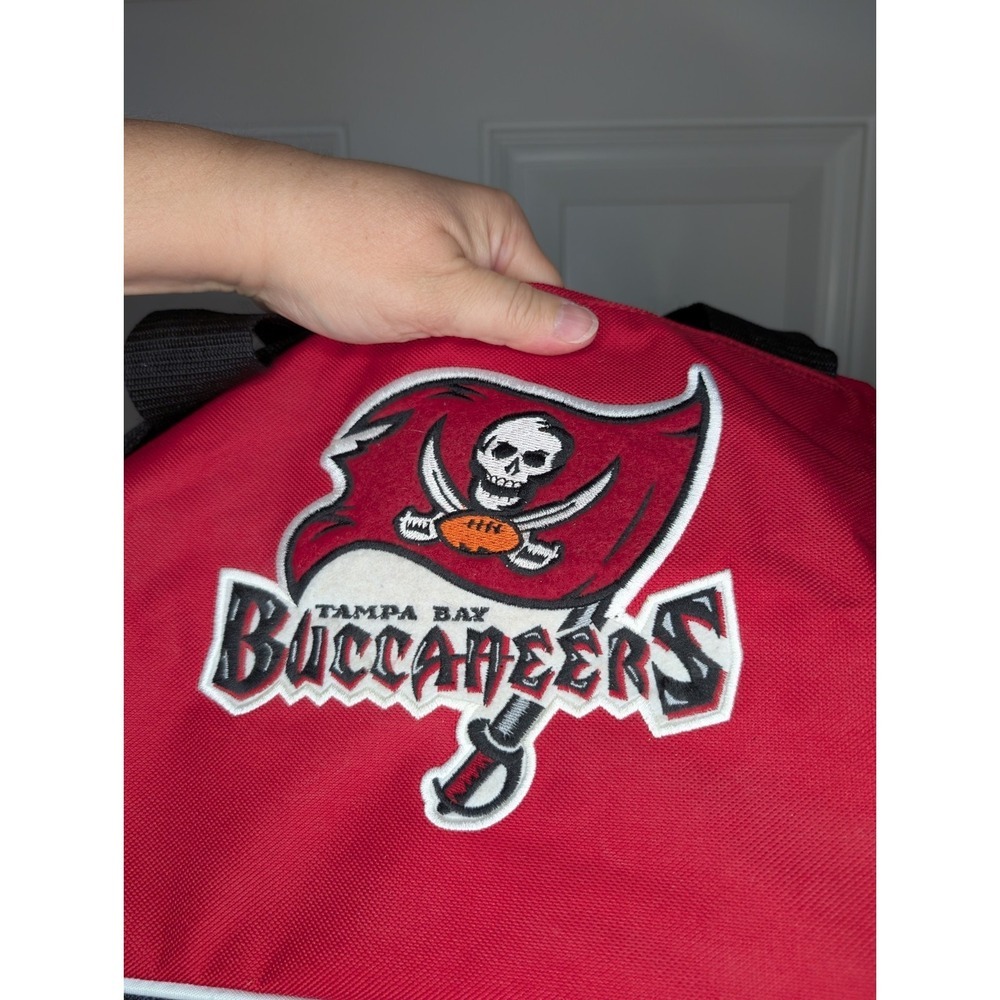 Tampa Bay Buccaneers NFL Officially Licensed Product Duffle Gym Bag Red Sports - Picture 6 of 10